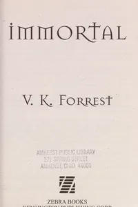 Capa de Immortal