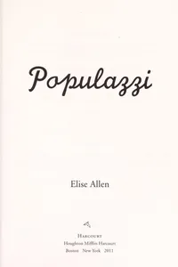 Capa de Populazzi por Elise Allen