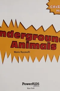 Underground animals
