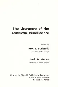 The Literature of the American Renaissance