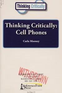 Capa de Thinking Critically