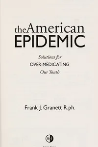 Capa de The American epidemic