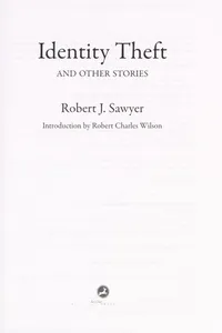 Identity theft and other stories