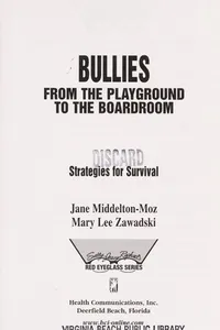 Capa de Bullies
