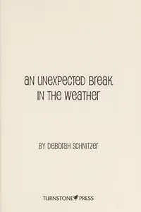 An unexpected break in the weather