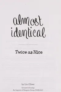 Capa de Twice as nice