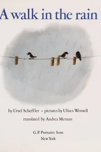 Capa de Spatzen brauchen keinen Schirm por Ursel Scheffler