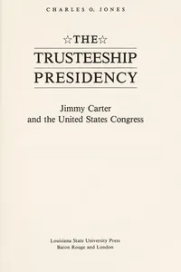 The trusteeship presidency