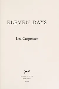 Cover of Eleven days