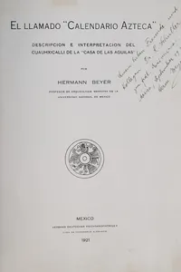El llamado "Calendario azteca"