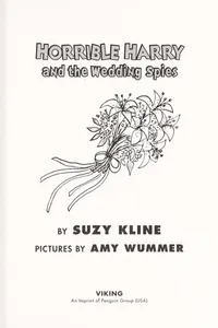 Cover of Horrible Harry and the wedding spies