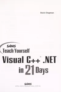 Sams teach yourself Visual C&& .Net in 21 days