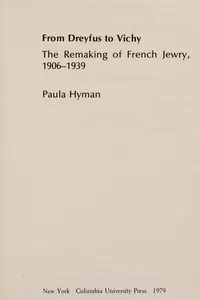 From Dreyfus to Vichy