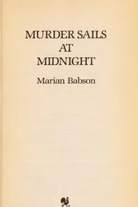 Cover of Murder sails at midnight by Marian Babson