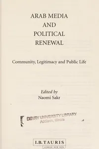 Arab media and political renewal