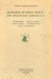 Modern women poets of Spanish America