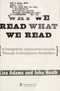 Why we read what we read