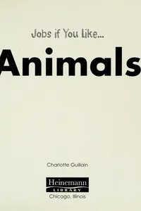 Jobs if You Like Animals