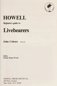 Howell beginner's guide to livebearers