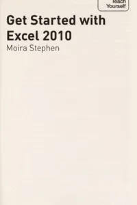 Get started with Excel 2010