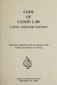 Codex Juris Canonici