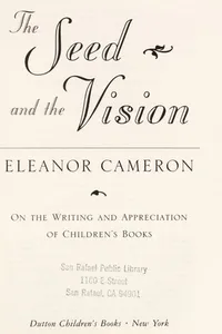 Capa de The seed and the vision