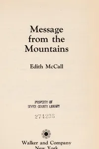 Message from the mountains