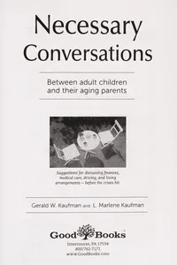 Necessary conversations