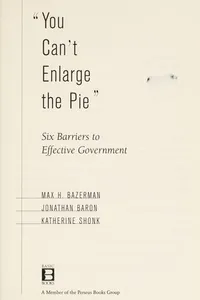 You can't enlarge the pie