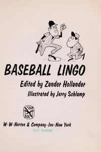 Baseball lingo