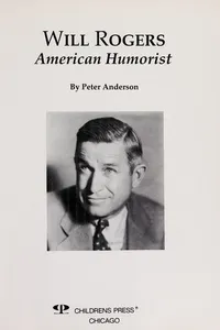 Will Rogers, American humorist