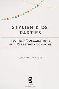 Stylish kids' parties