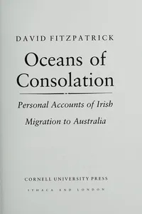 Oceans of consolation