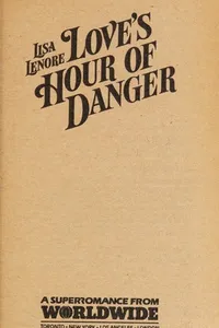 Love's Hour of Danger