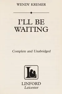 I'll be waiting