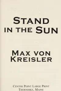 Stand in the sun