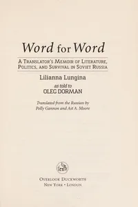 Capa de Word for word