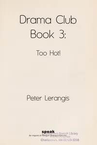 Capa de Too hot! por Peter Lerangis