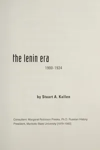 The Lenin era