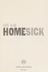 Capa de Homesick