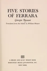 Five stories of Ferrara