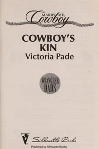 Capa de Cowboy's kin por Victoria Pade