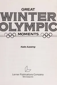 Great Winter Olympic moments
