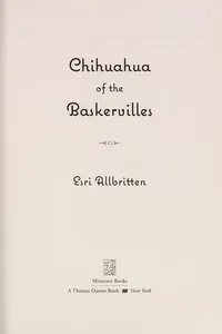 Chihuahua of the Baskervilles
