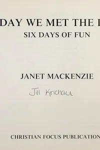 One Day We Met the Lions ...