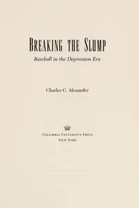 Breaking the slump