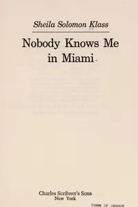 Nobody knows me in Miami