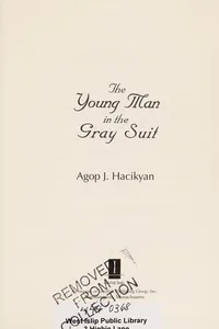 The young man in the gray suit