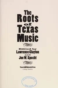 The roots of Texas music