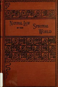 Natural law in the spiritual world
